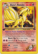 Blaine's Ninetales 21/132 - 1st Edition-Kantocards