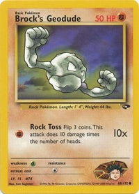 Brock's Geodude 68/132-Kantocards