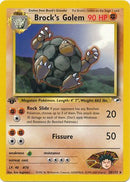 Brock's Golem 20/132 - 1ST EDITION-Kantocards