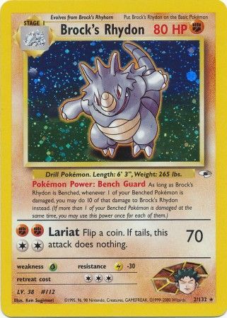 Brock's Rhydon 2/132