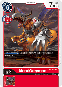 MetalGreymon BT1-021-Kantocards