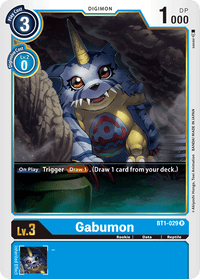 Gabumon BT1-029-Kantocards