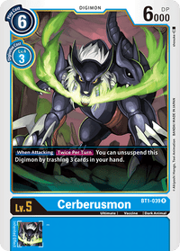Cerberusmon BT1-039-Kantocards