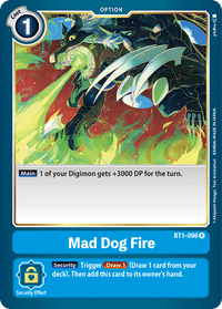 Mad Dog Fire BT1-096-Kantocards