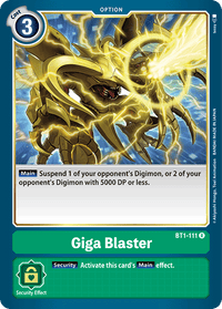 Giga Blaster BT1-111-Kantocards