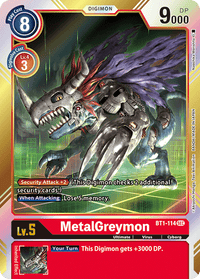 MetalGreymon BT1-114 (Secret Rare)-Kantocards
