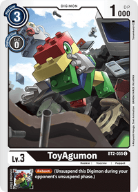 ToyAgumon BT2-055-Kantocards