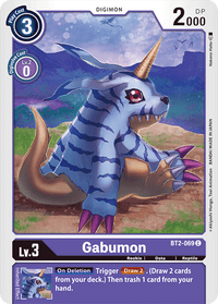 Gabumon BT2-069-Kantocards
