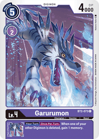 Garurumon BT2-073-Kantocards