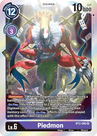 Piedmon BT2-080-Kantocards