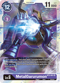 MetalGarurumon BT2-081-Kantocards