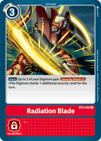 Radiation Blade BT2-092-Kantocards