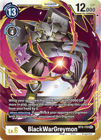 BlackWarGreymon BT2-112-Kantocards