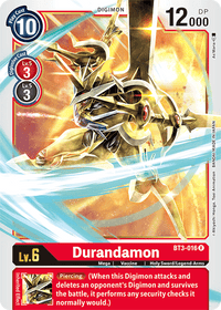 Durandamon BT3-016-Kantocards