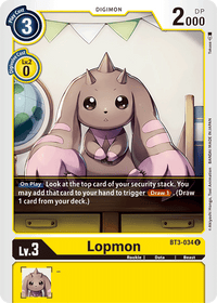 Lopmon BT3-034-Kantocards
