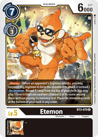 Etemon BT3-070-Kantocards