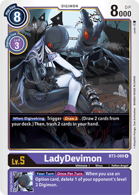 LadyDevimon BT3-088-Kantocards