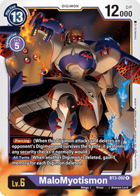 MaloMyotismon BT3-092-Kantocards