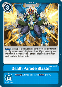 Death Parade Blaster BT3-100-Kantocards