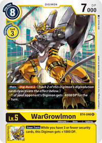 WarGrowlmon BT4-046-Kantocards