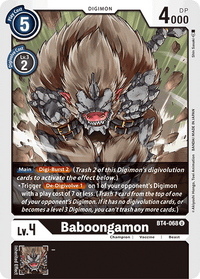 Baboongamon BT4-068-Kantocards