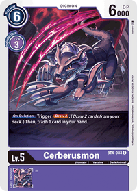 Cerberusmon BT4-083-Kantocards