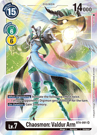 Chaosmon: Valdur Arm BT4-091-Kantocards