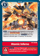 Atomic Inferno BT4-098-Kantocards