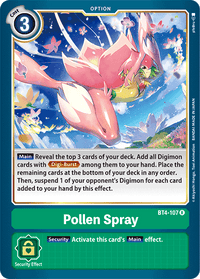 Pollen Spray BT4-107-Kantocards