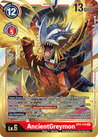 AncientGreymon BT4-113-Kantocards