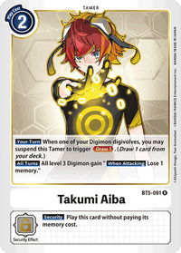 Takumi Aiba BT5-091-Kantocards