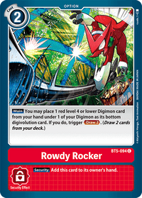Rowdy Rocker BT5-094-Kantocards