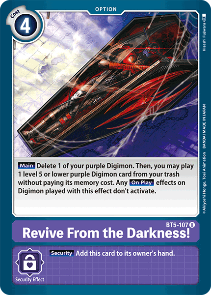 Revive From the Darkness BT5-107