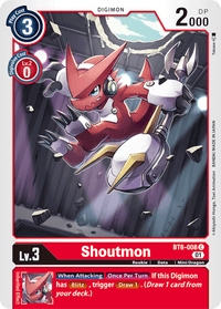 Shoutmon BT6-008-Kantocards