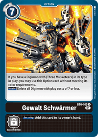 Gewalt Schwärmer BT6-105-Kantocards