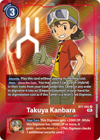 Takuya Kanbara BT7-085 (Box Topper)-Kantocards