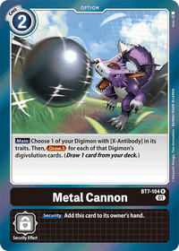 Metal Cannon BT7-104-Kantocards