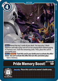 Pride Memory Boost! BT7-105-Kantocards