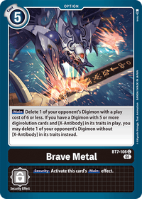 Brave Metal BT7-106-Kantocards