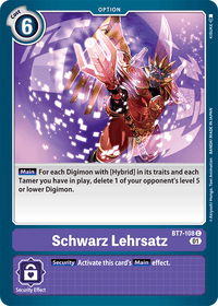 Schwarz Lehrsatz BT7-108-Kantocards