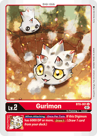 Gurimon BT8-001-Kantocards