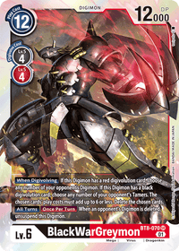 BlackWarGreymon BT8-070-Kantocards
