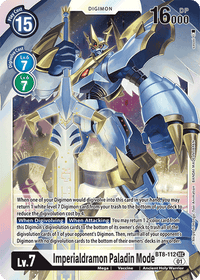 Imperialdramon Paladin Mode BT8-112-Kantocards