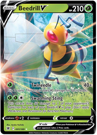 Beedrill V 001/189-Kantocards