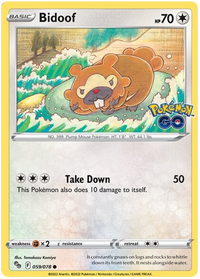 Bidoof 059/078-Kantocards