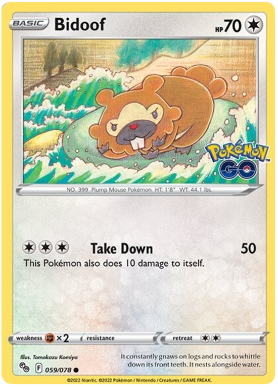 Bidoof 059/078 - Español