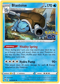 Blastoise 017/078 - Holo-Kantocards