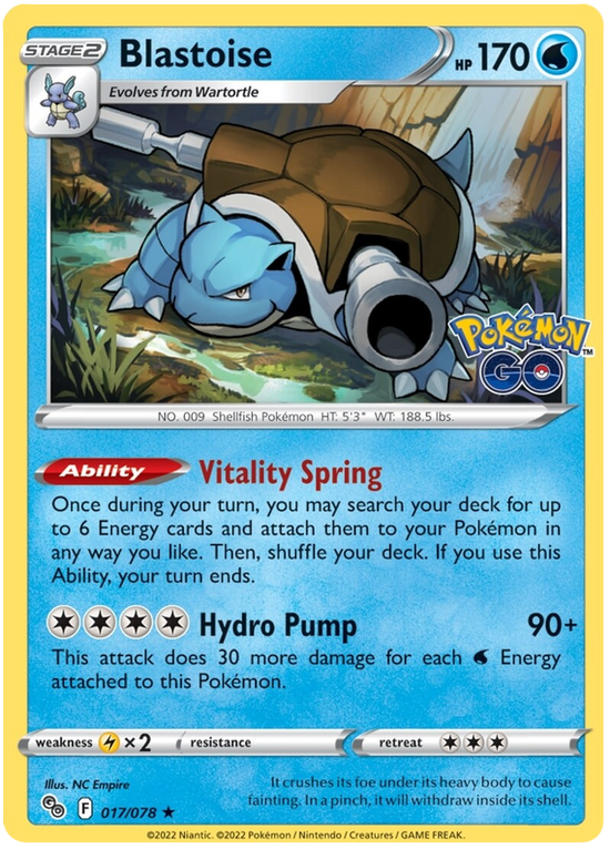 Blastoise 017/078 - Holo