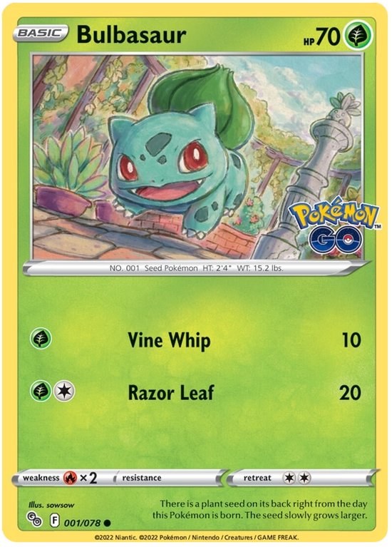 Bulbasaur 001/078