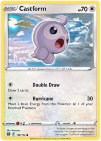 Castform 116/172-Kantocards
